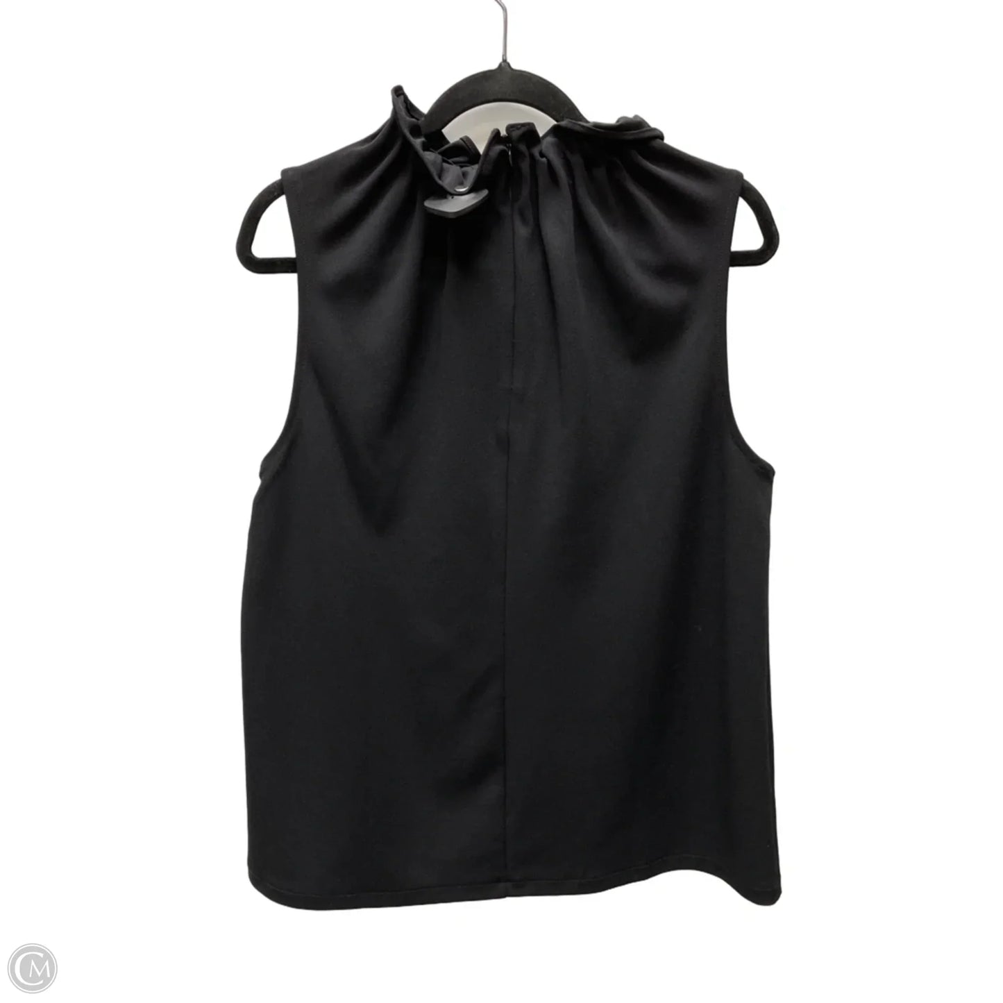 Top Sleeveless By Ann Taylor In Black, Size: L