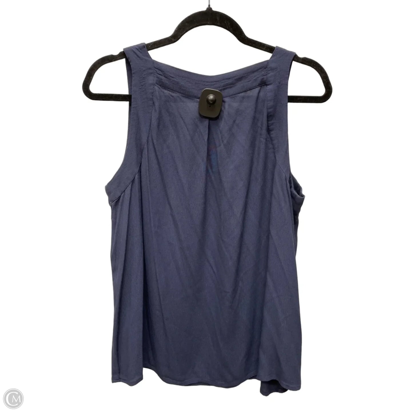 Top Sleeveless By Ann Taylor In Blue, Size: L