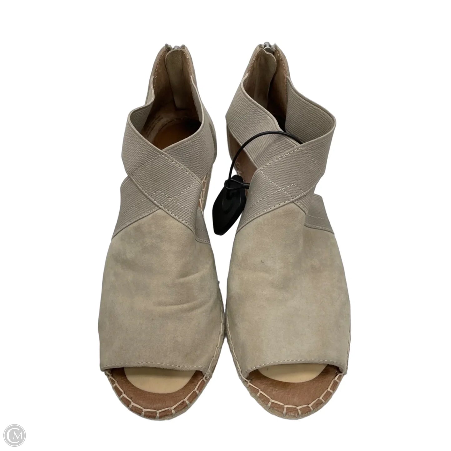 Sandals Heels Wedge By Gentle Souls In Tan, Size: 8