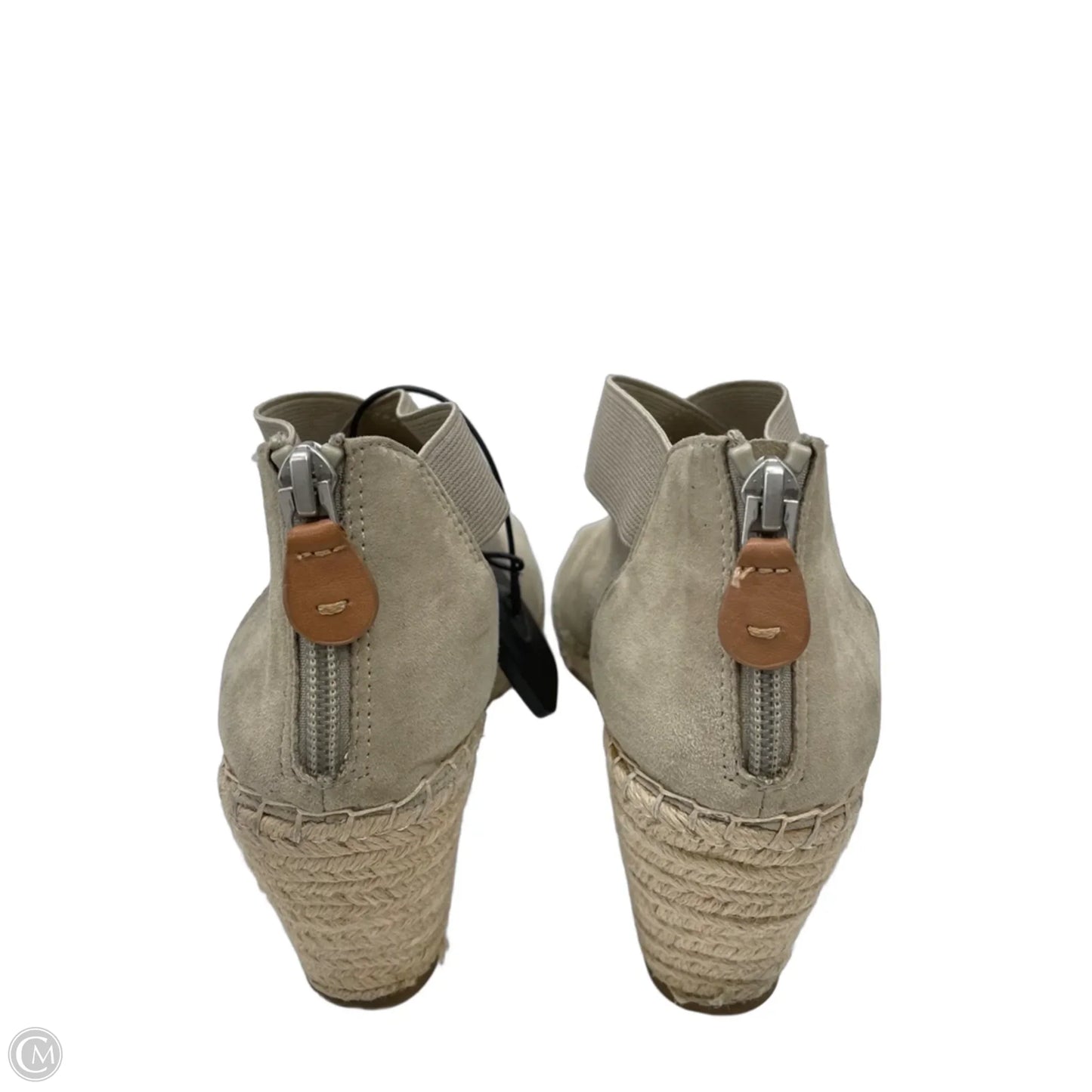 Sandals Heels Wedge By Gentle Souls In Tan, Size: 8