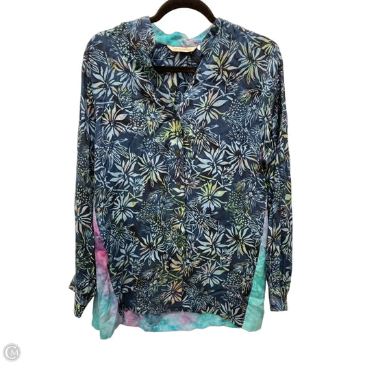 Top Long Sleeve By Soft Surroundings In Floral Print, Size: M