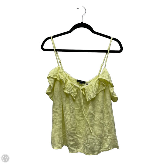 Top Sleeveless By J. Crew In Yellow, Size: L