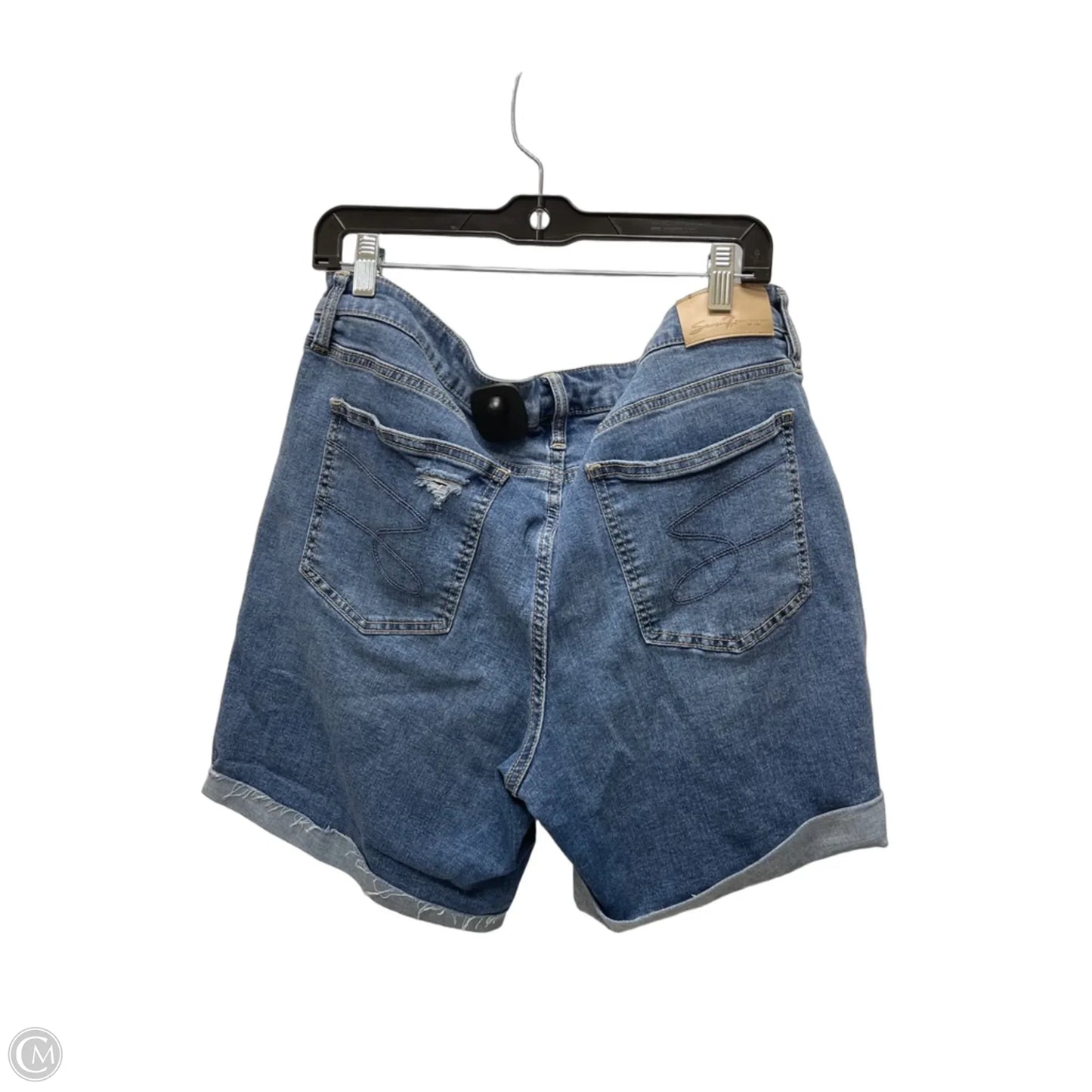 Shorts By Seven 7 In Blue Denim, Size: 16