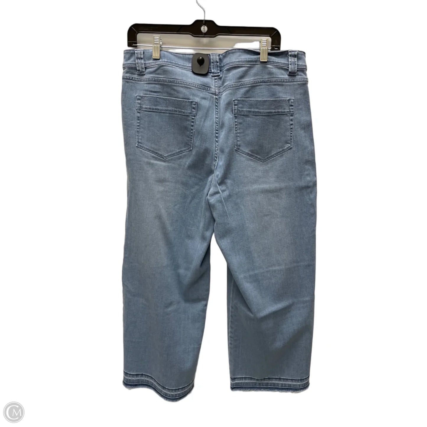 Jeans Wide Leg By J. Jill In Blue Denim, Size: 14