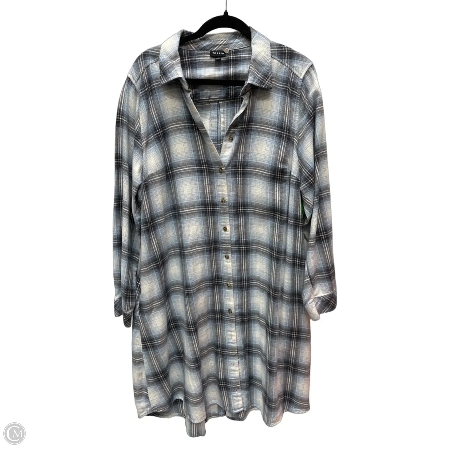 Dress Casual Short By Torrid In Plaid Pattern, Size: Xl