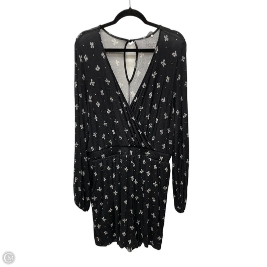 Romper By Torrid In Black & White, Size: 1x