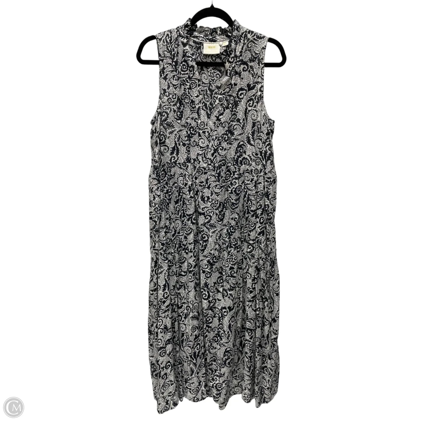 Dress Casual Maxi By Maeve In Blue & White, Size: S