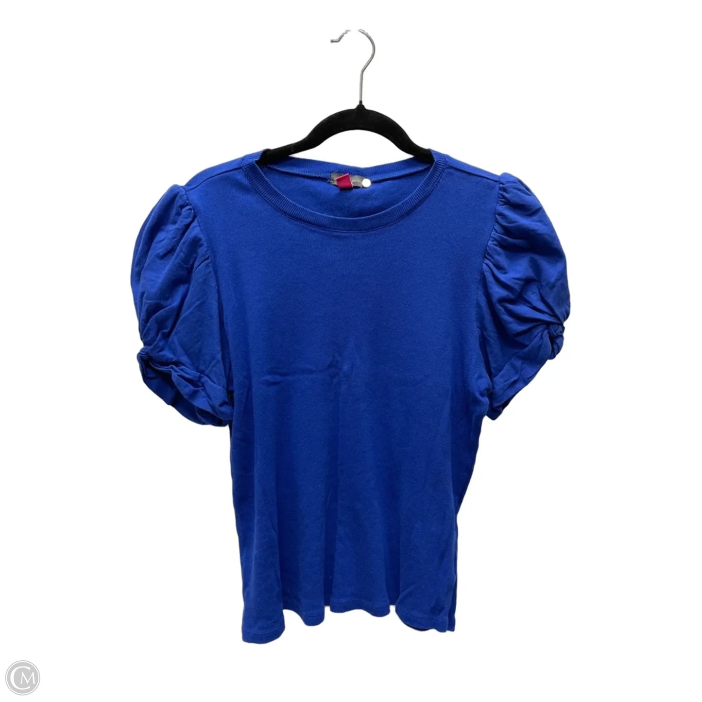 Top Short Sleeve By Vince Camuto In Blue, Size: Xl