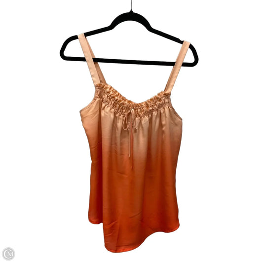 Blouse Sleeveless By Lc Lauren Conrad In Orange, Size: L