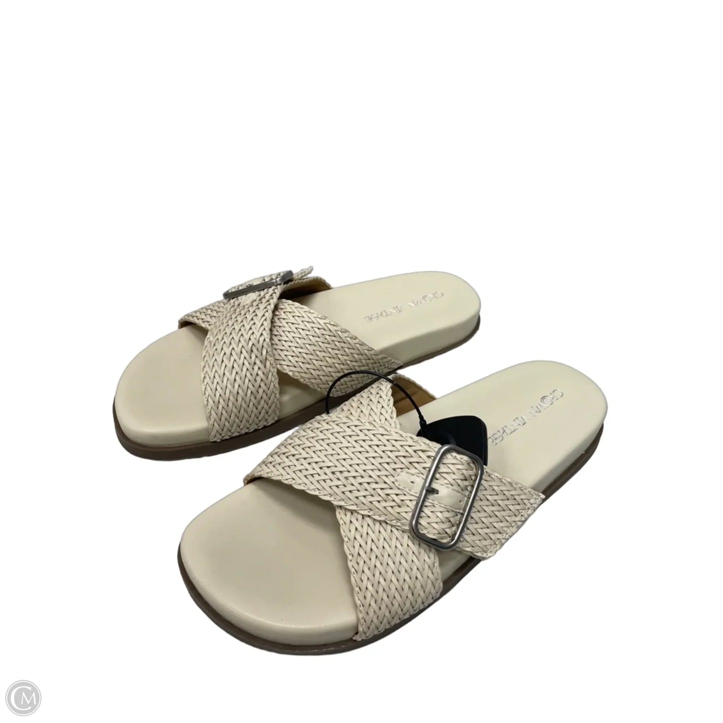 Sandals Flats By Crown Vintage In Cream, Size: 11