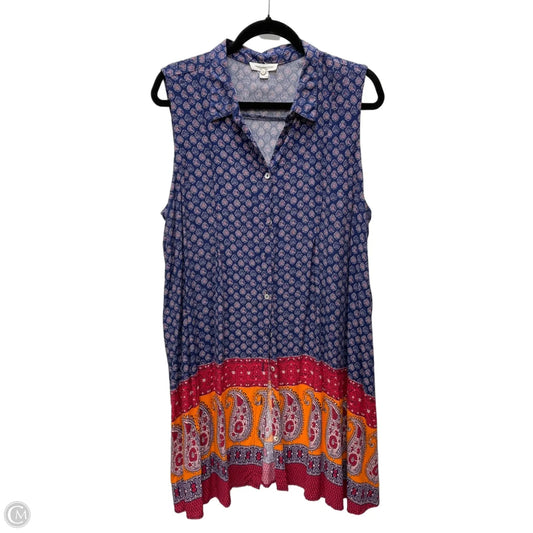 Dress Casual Short By Beachlunchlounge In Multi-colored, Size: Xl