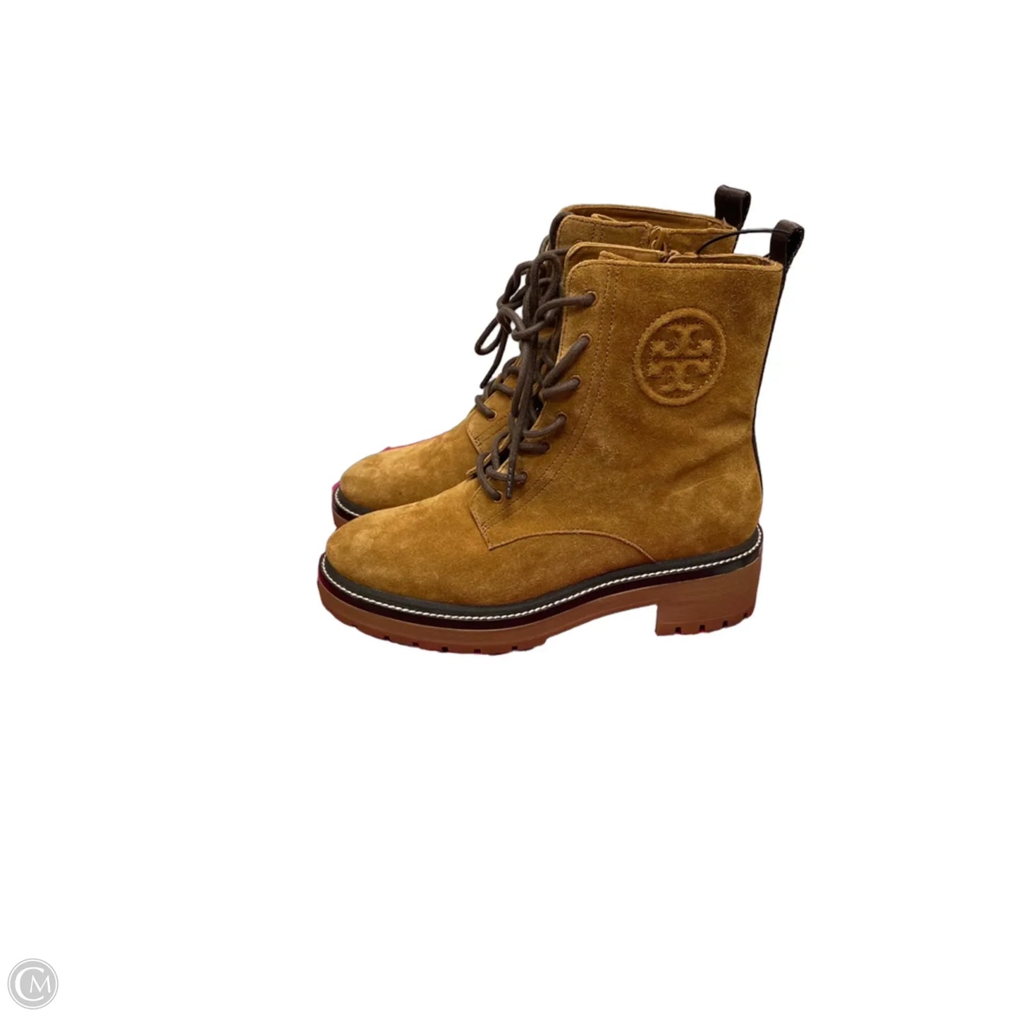 Boots Designer By Tory Burch In Brown, Size: 7.5