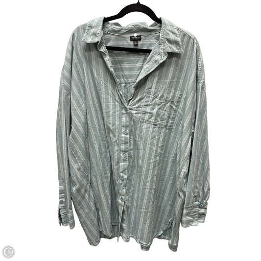 Top Long Sleeve By Torrid In Striped Pattern, Size: 2x