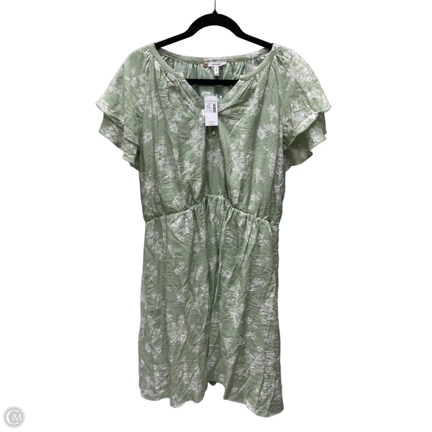 Dress Casual Short By Maurices In Floral Print, Size: 2x