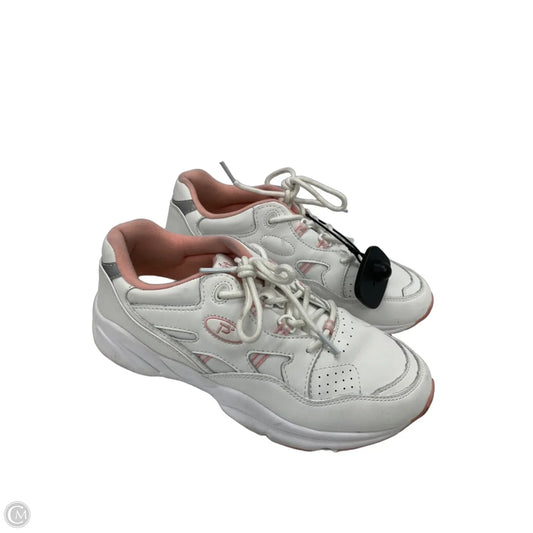 Shoes Sneakers By Clothes Mentor In Pink & White, Size: 8.5