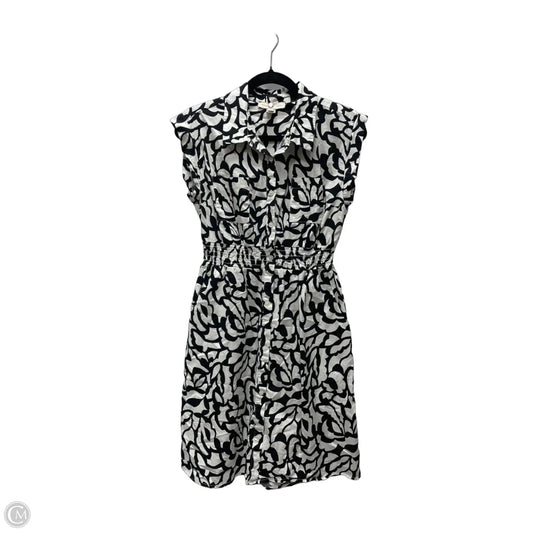 Dress Casual Short By Monteau In Black & White, Size: L