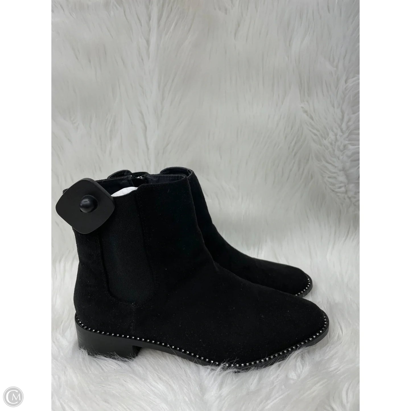 Boots Ankle Flats By Bebe In Black, Size: 8