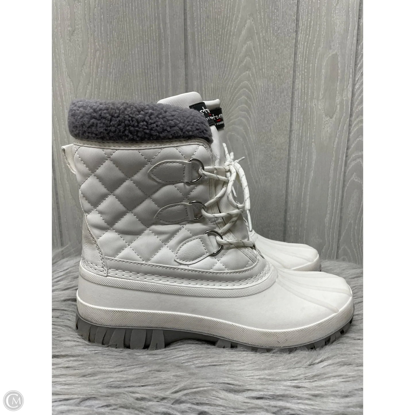 Boots Snow By Storm In White, Size: 10