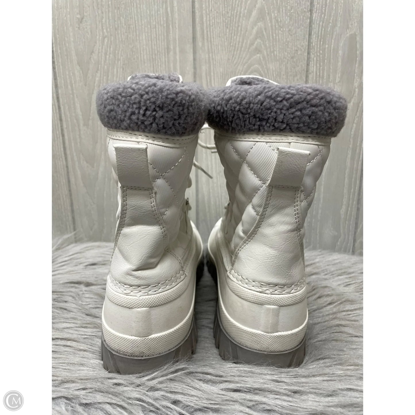 Boots Snow By Storm In White, Size: 10