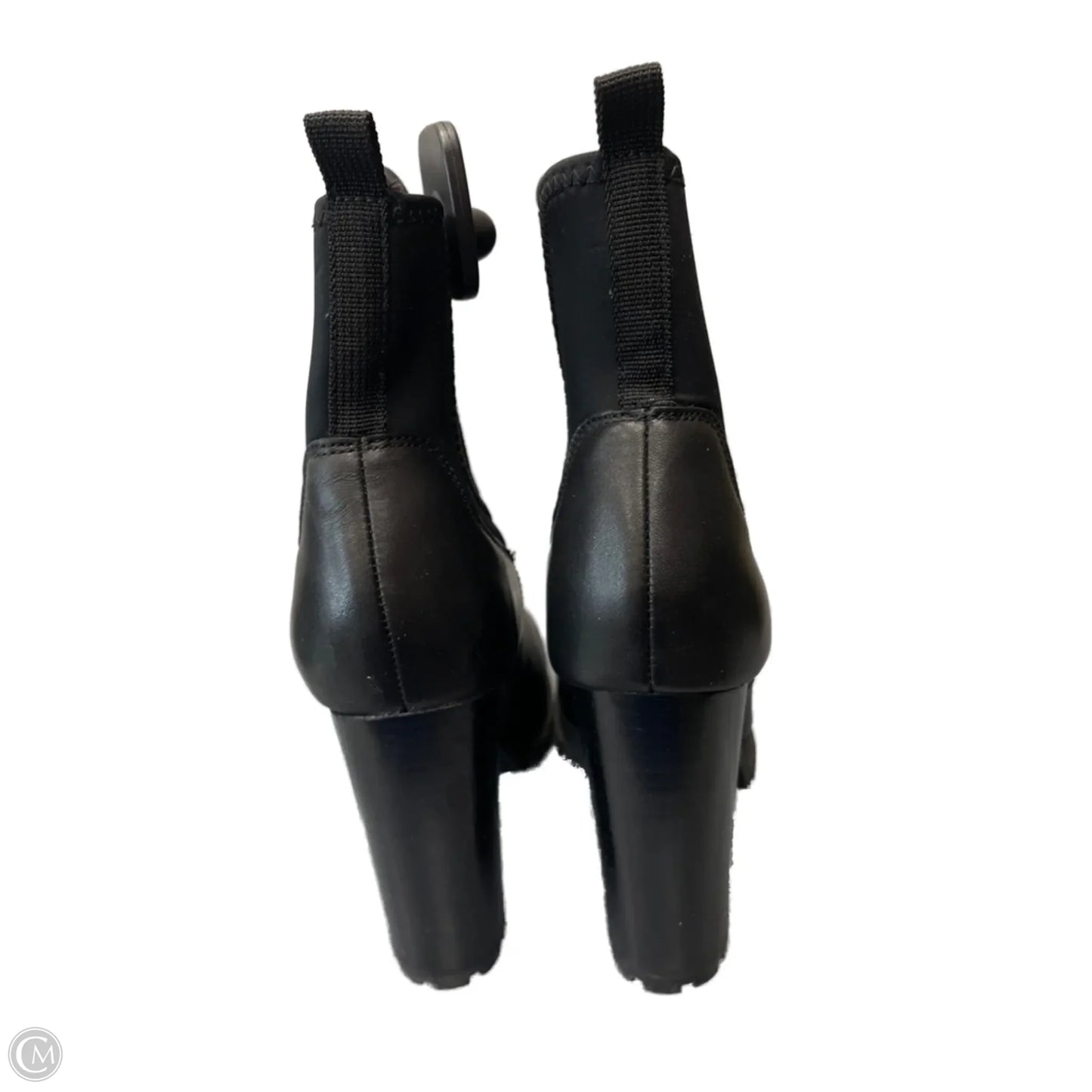 Boots Ankle Heels By Aldo In Black, Size: 8.5