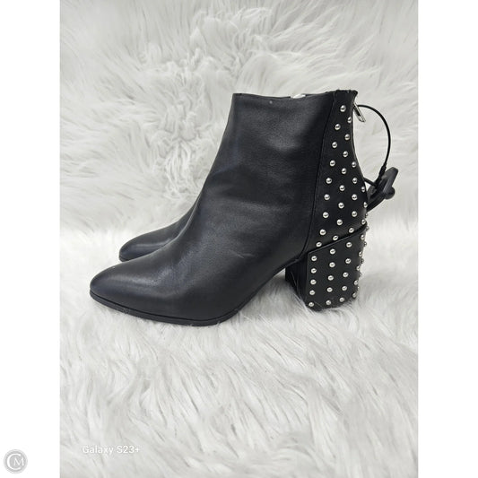 Boots Ankle Heels By Steve Madden In Black, Size: 8