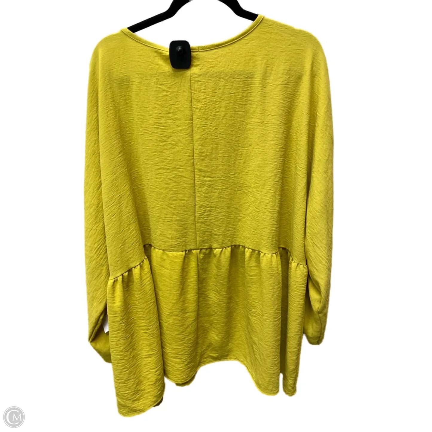 Top Long Sleeve By Entro In Green, Size: 1x