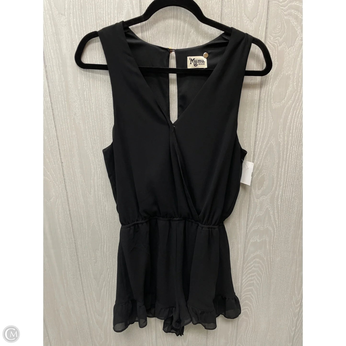 Romper By Mumu In Black, Size: M