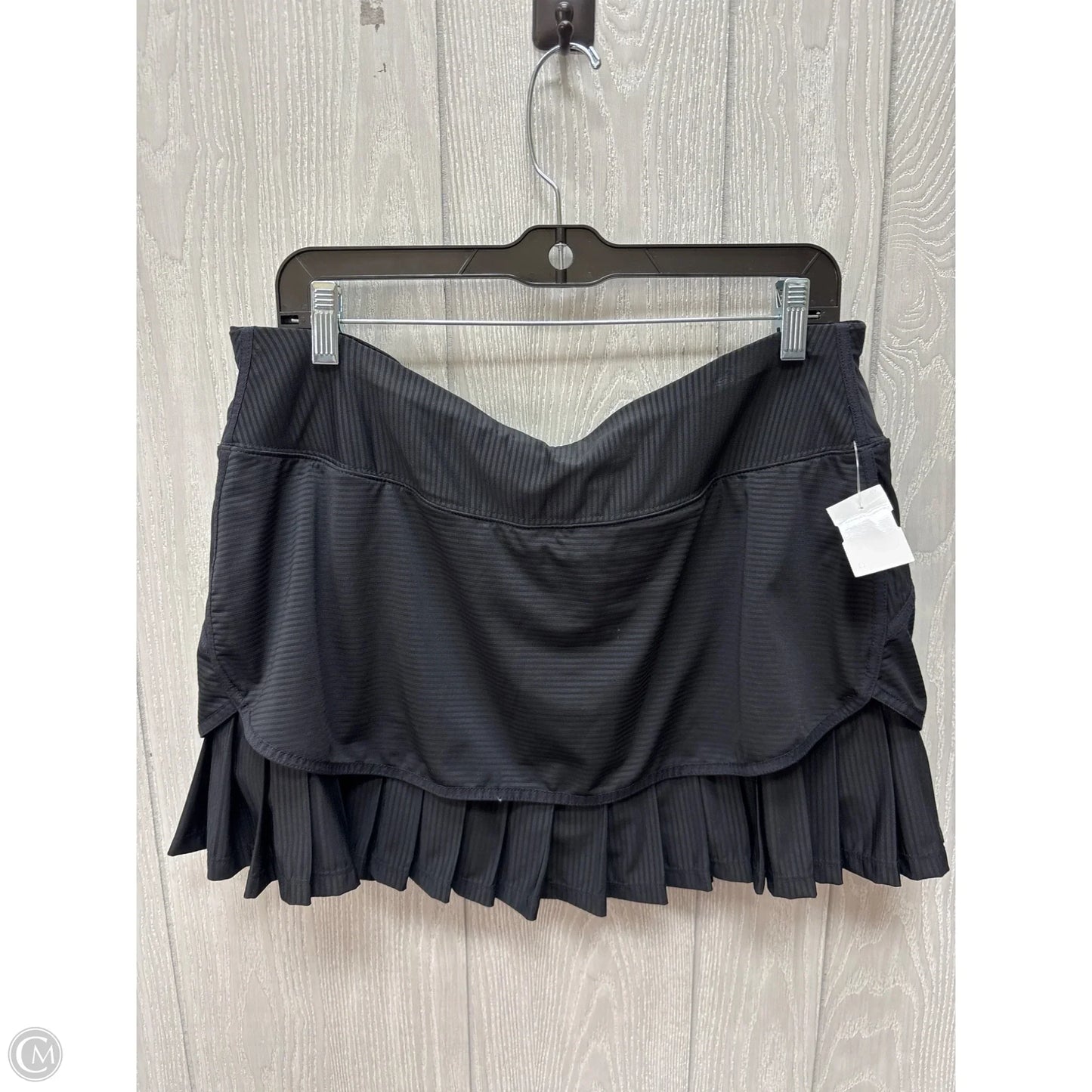 Athletic Skort By Athleta In Striped Pattern, Size: Xl