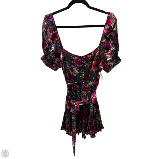 Dress Designer By Alice + Olivia In Floral Print, Size: M