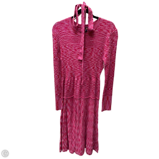 Dress Casual Short By Scoop In Pink & Red, Size: 2x