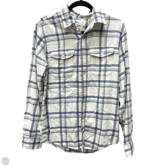 Top Long Sleeve By American Eagle In Plaid Pattern, Size: Xs