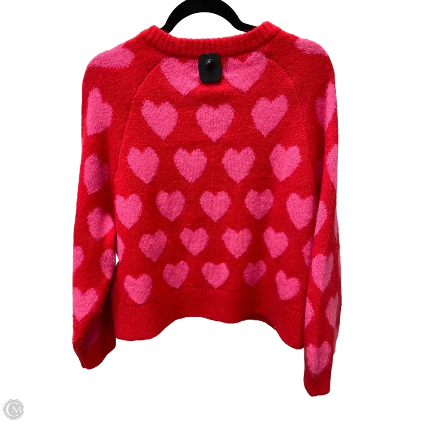 Sweater By Old Navy In Pink & Red, Size: L