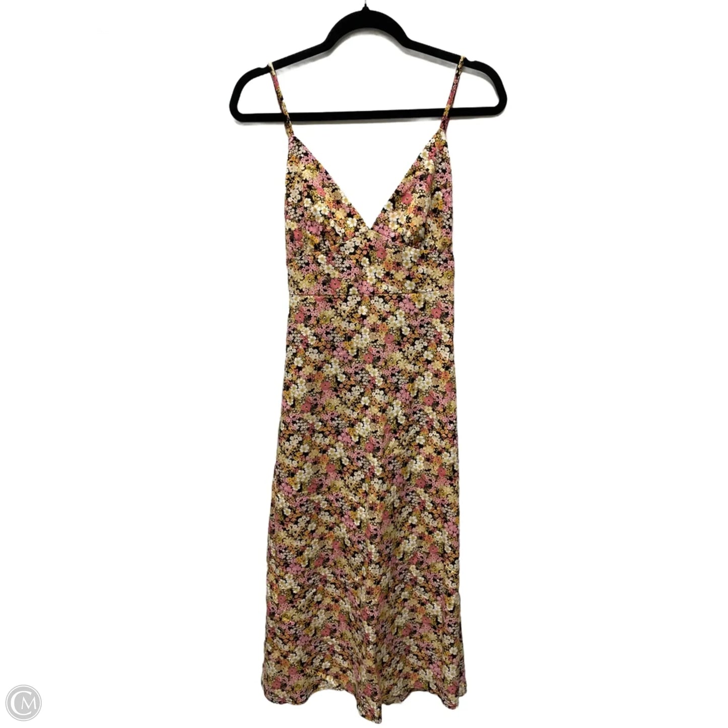 Dress Casual Midi By Forever 21 In Floral Print, Size: M
