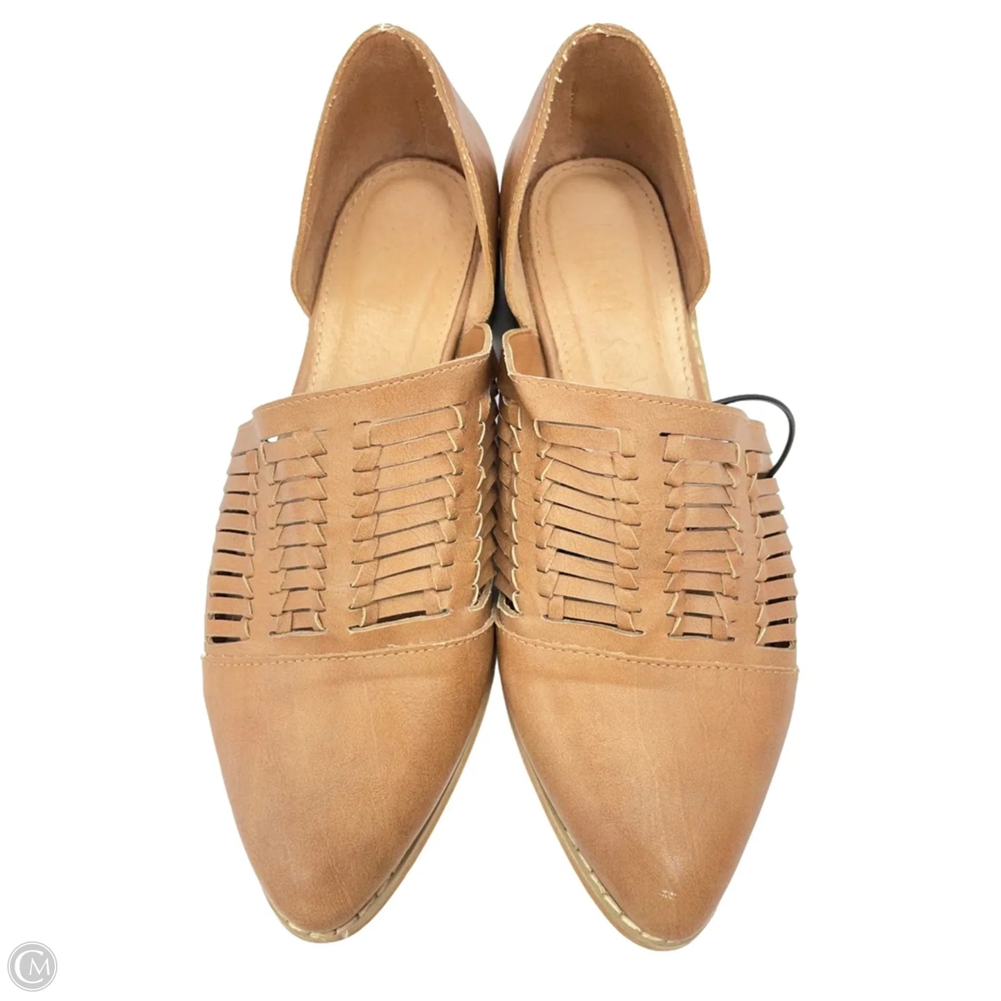 Shoes Heels Block By Clothes Mentor In Taupe, Size: 7.5