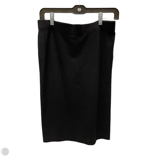 Skirt Midi By Vince In Black, Size: 8