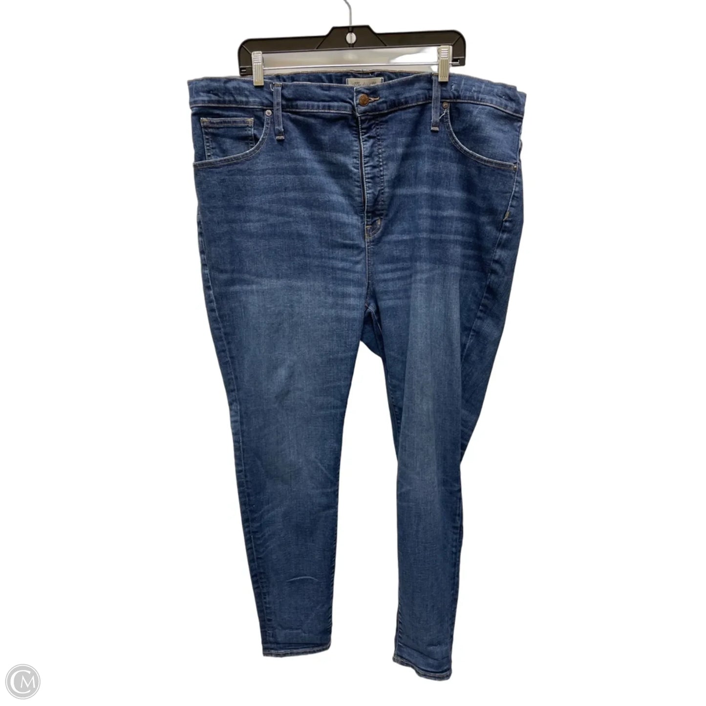 Jeans Skinny By Madewell In Blue Denim, Size: 20