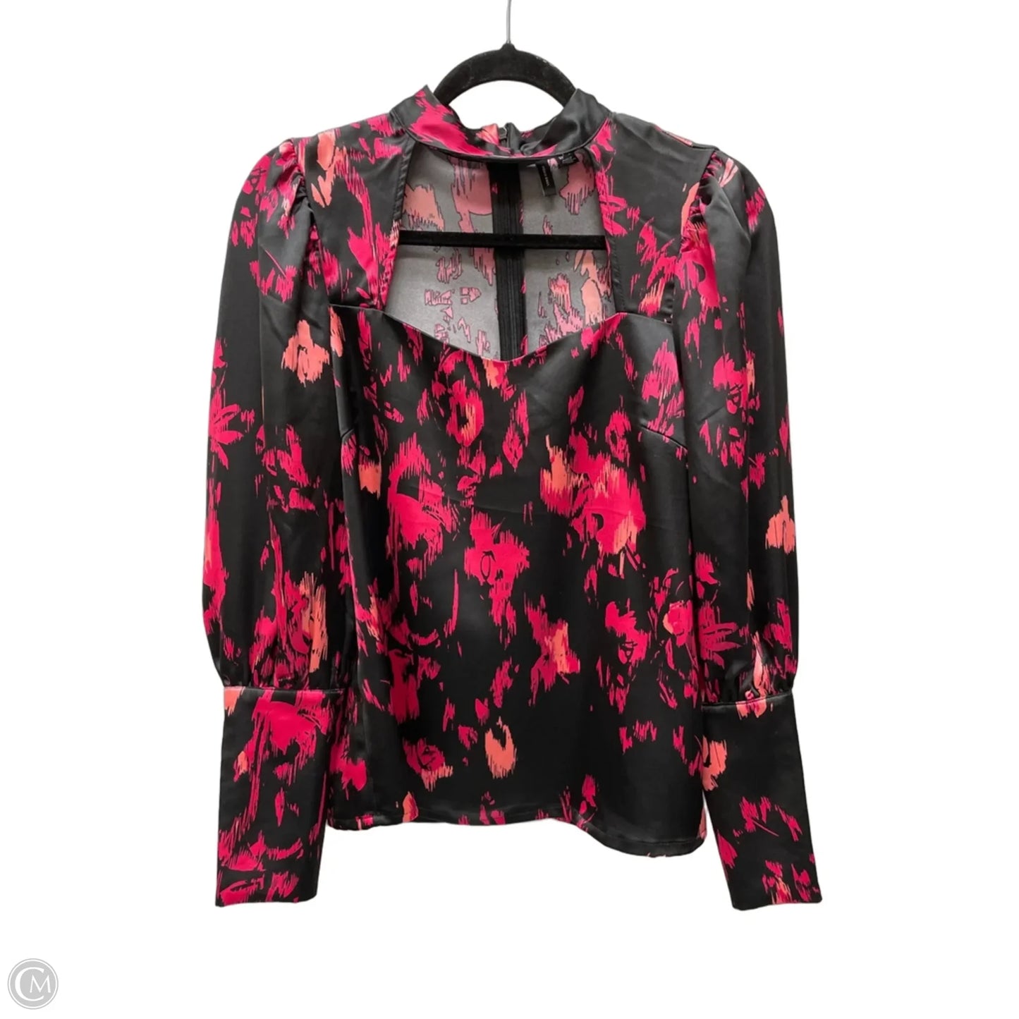 Blouse Long Sleeve By Vero Moda In Floral Print, Size: M