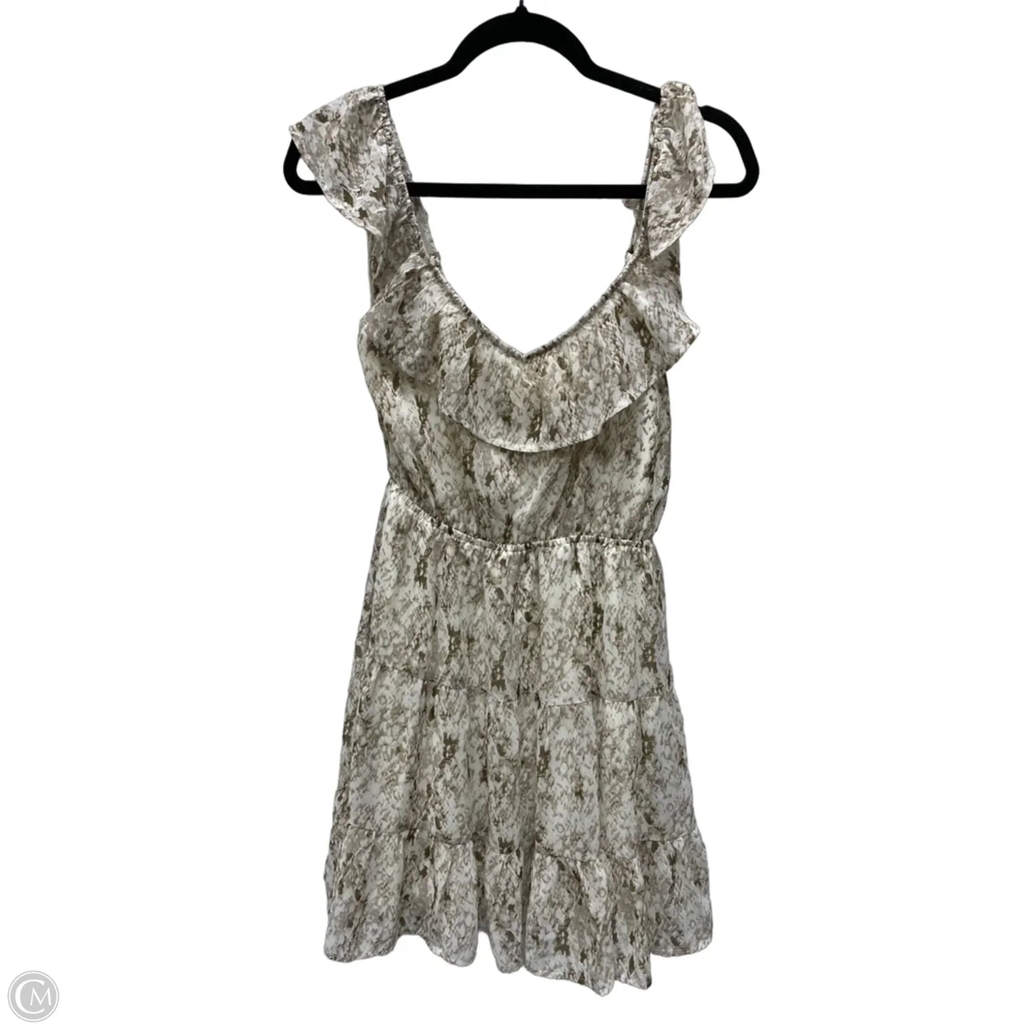 Dress Casual Short By Entro In Snakeskin Print, Size: M