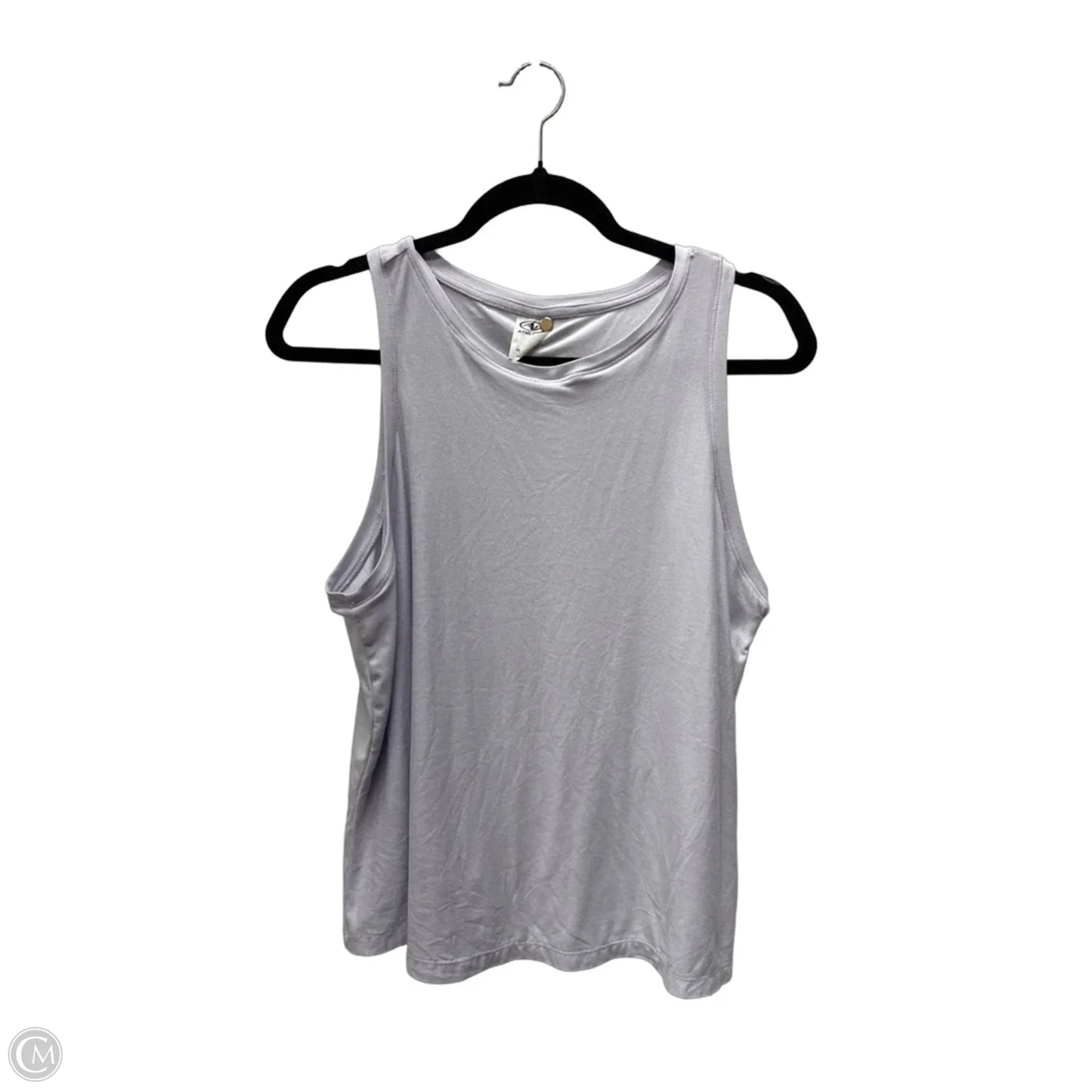 Athletic Tank Top By Athletic Works In Purple, Size: M