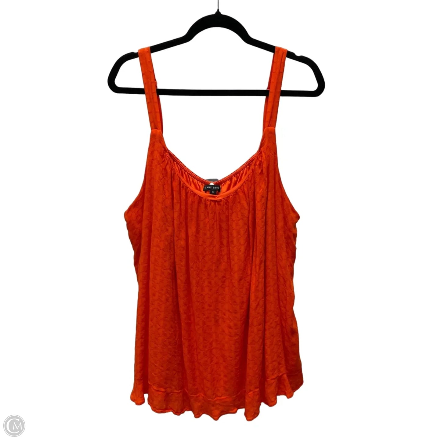 Top Sleeveless By Lane Bryant In Orange, Size: 3x