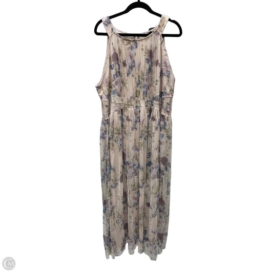 Dress Casual Maxi By Cme In Floral Print, Size: 3x