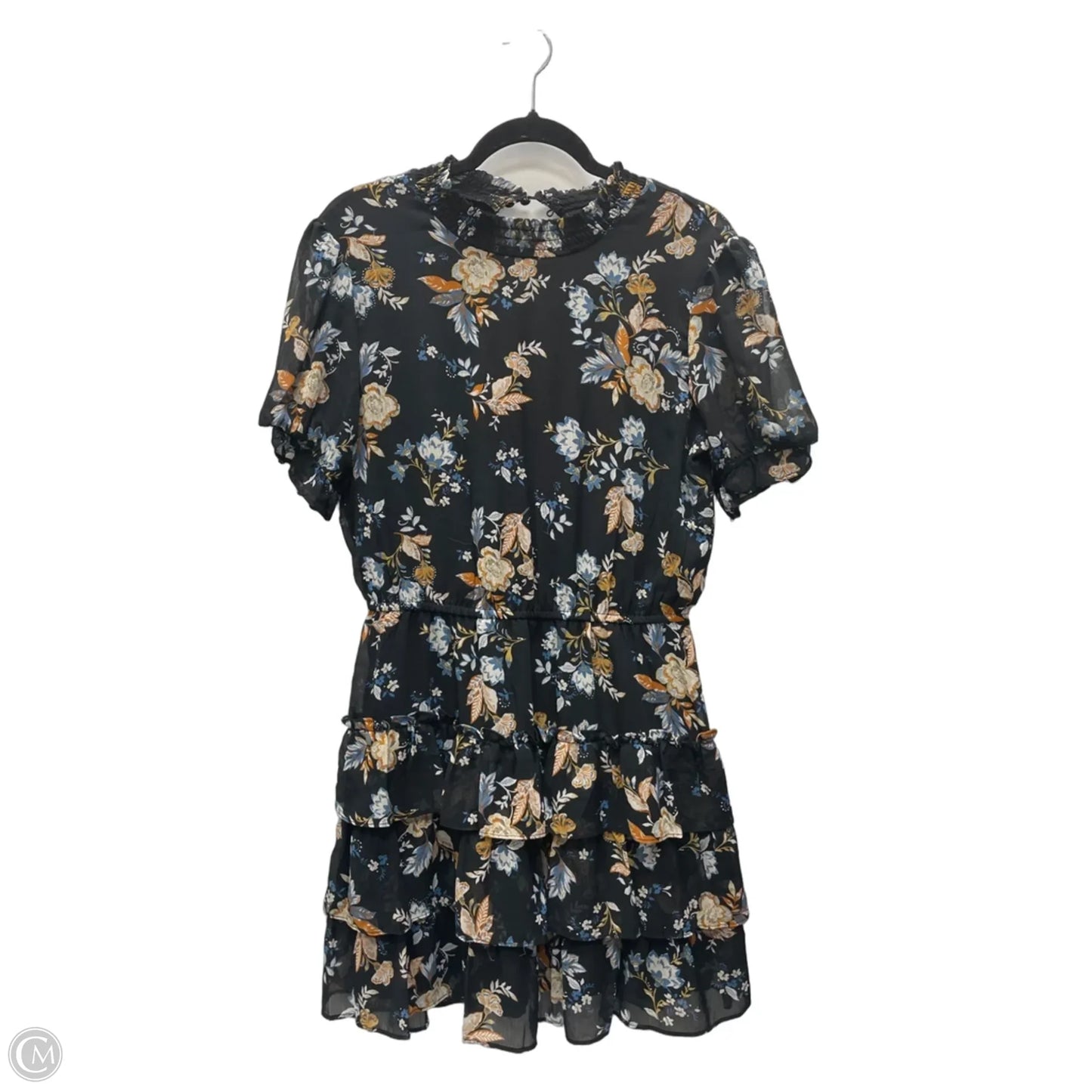 Dress Casual Midi By Clothes Mentor In Floral Print, Size: L