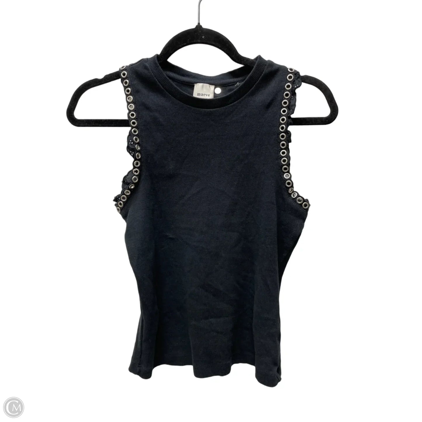 Top Sleeveless By Maeve In Black, Size: S