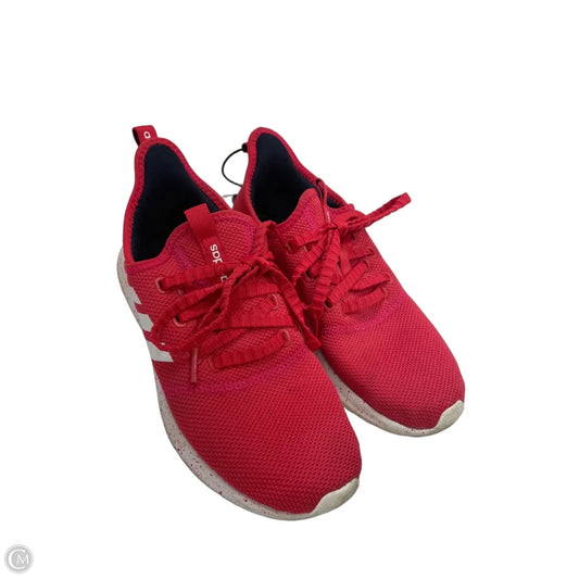 Shoes Athletic By Adidas In Red & White, Size: 7.5