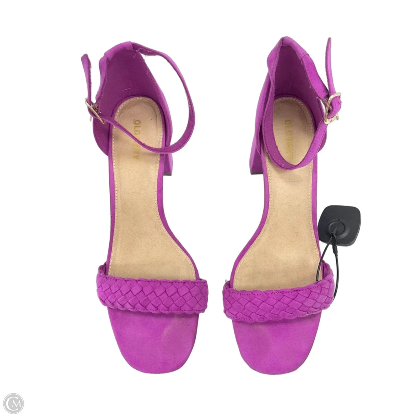 Sandals Heels Block By Old Navy In Purple, Size: 9
