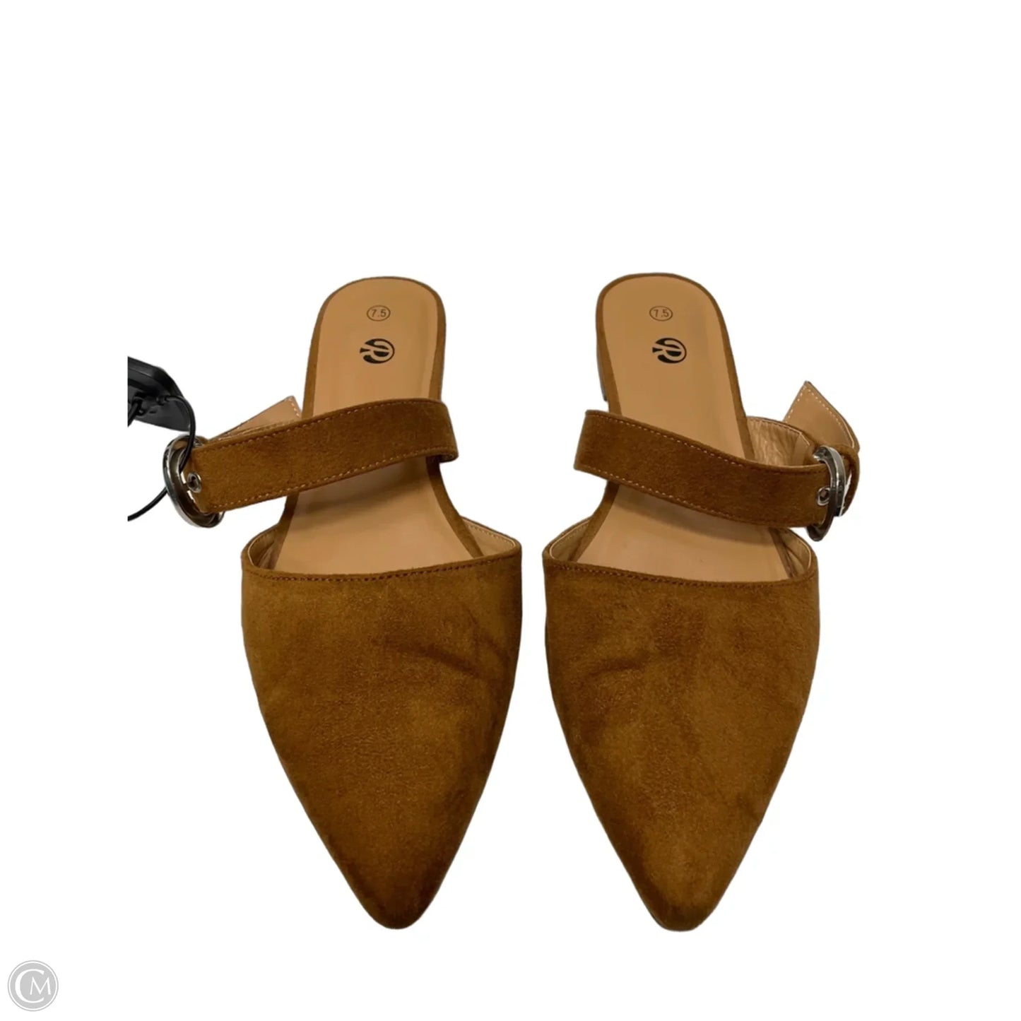 Shoes Flats By Clothes Mentor In Brown, Size: 7.5