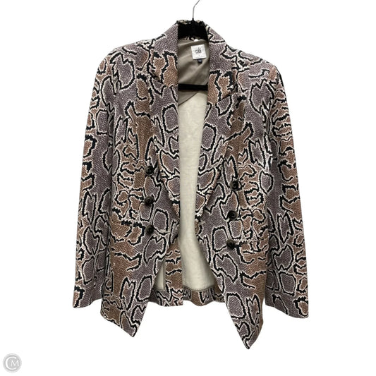 Blazer By Cabi In Snakeskin Print, Size: S