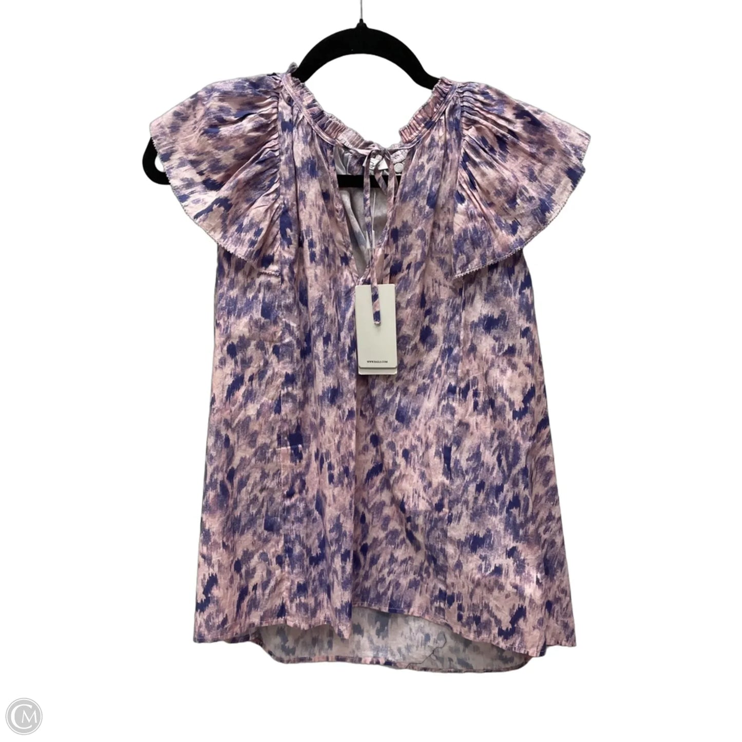 Top Short Sleeve By Rails In Tie Dye Print, Size: L