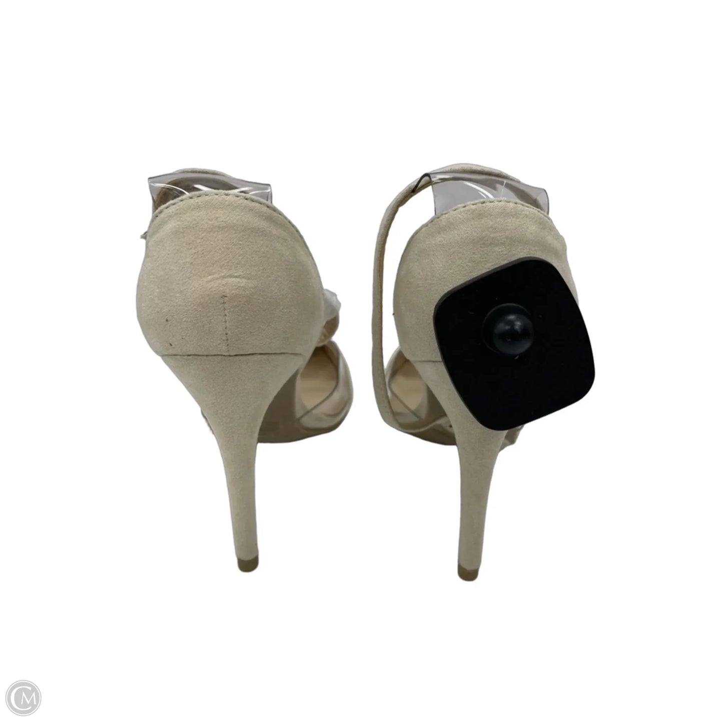 Sandals Heels Stiletto By Wild Diva In Beige, Size: 7