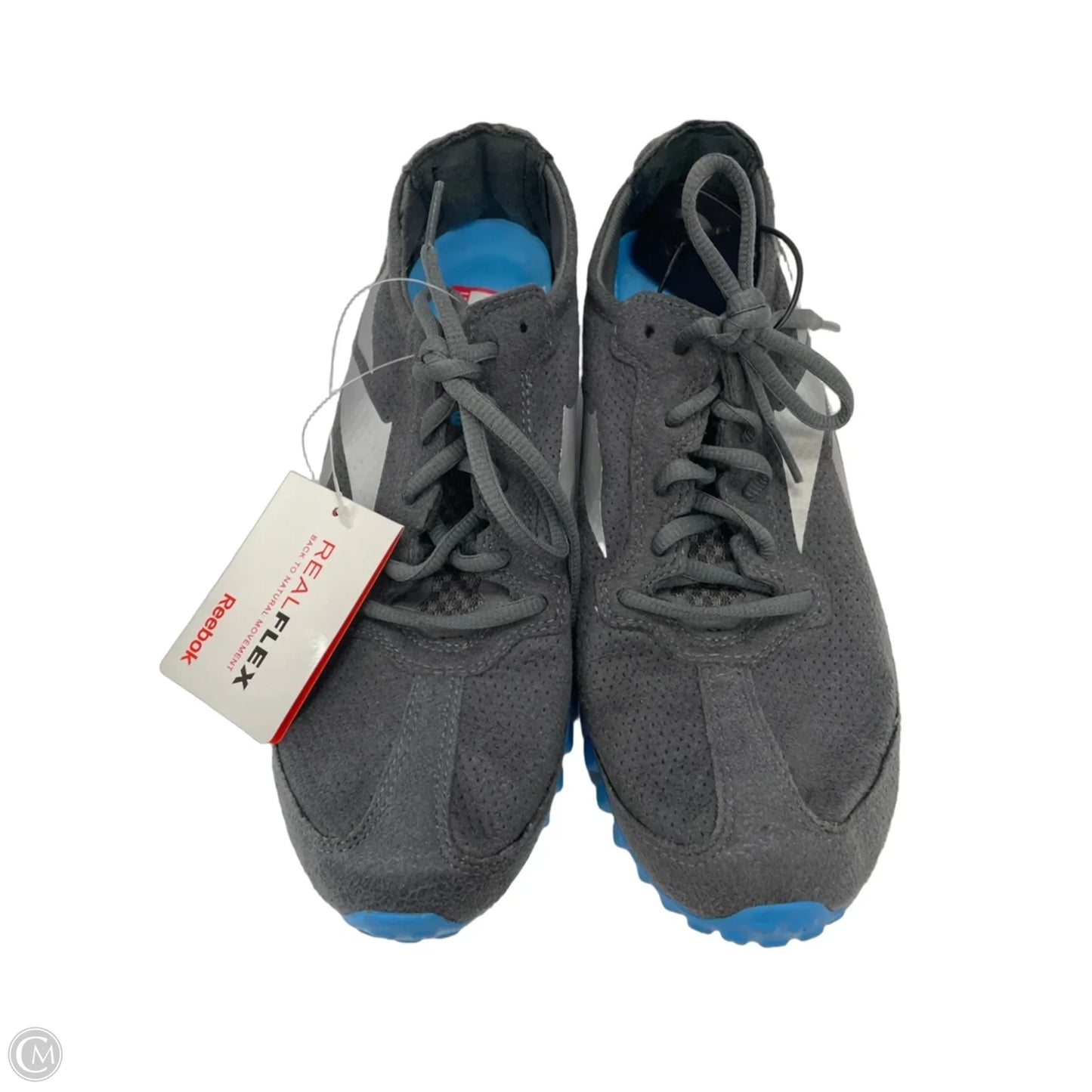 Shoes Athletic By Reebok In Blue & Grey, Size: 8.5
